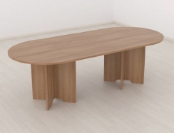 Mesa de reuniones ovalada